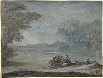 The Rest on the Flight into Egypt by Claude Lorrain